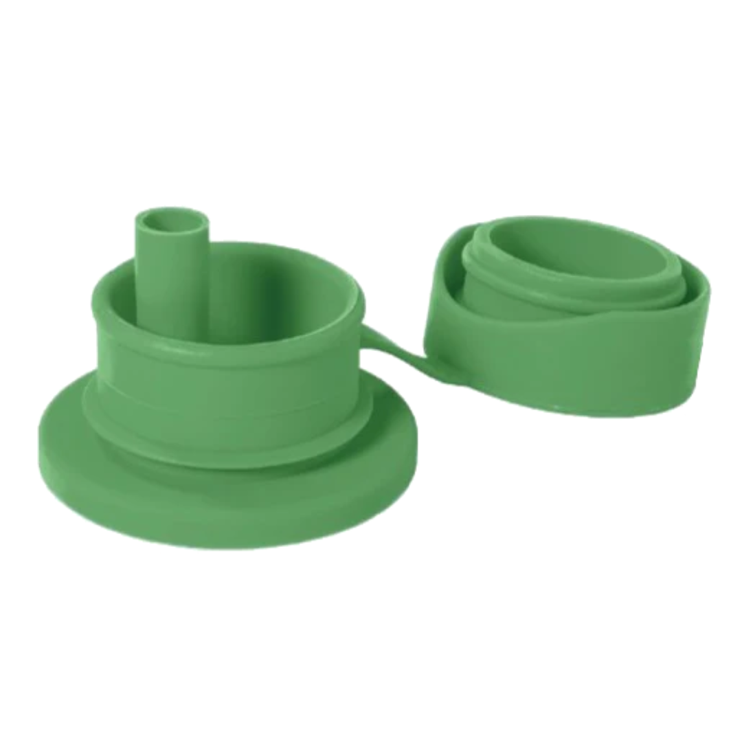 Pura Big Mouth Silicone Sport Top Straw (Moss)