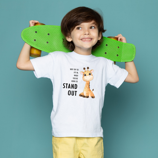 Born to Stand Out Organic Kids Tee Shirt