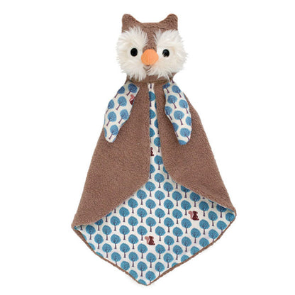 Apple Park Organic Patterned Blankie - Owl