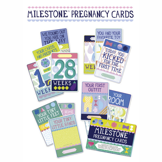 Milestone Pregnancy Cards (30 memorable cards)
