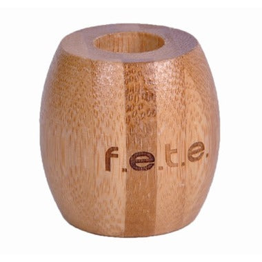 F.E.T.E 100% Natural Bamboo Toothbrush Stand