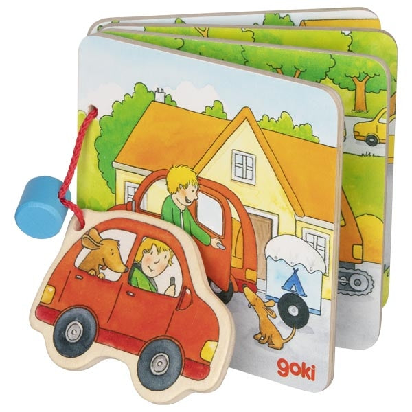 Goki Wooden Picture Book - Going on Holiday!