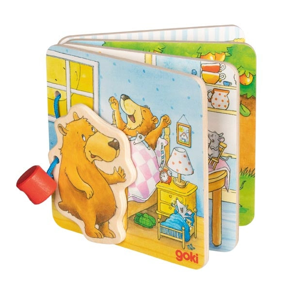 Goki Wooden Picture Book - Little Bear
