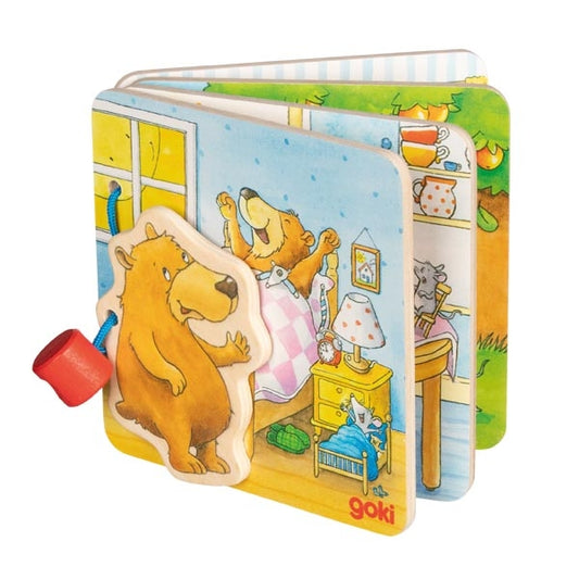 Goki Wooden Picture Book - Little Bear