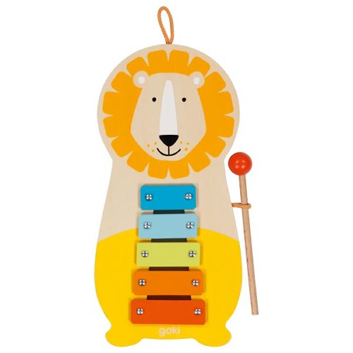 Goki Wooden Xylophone Music Lion