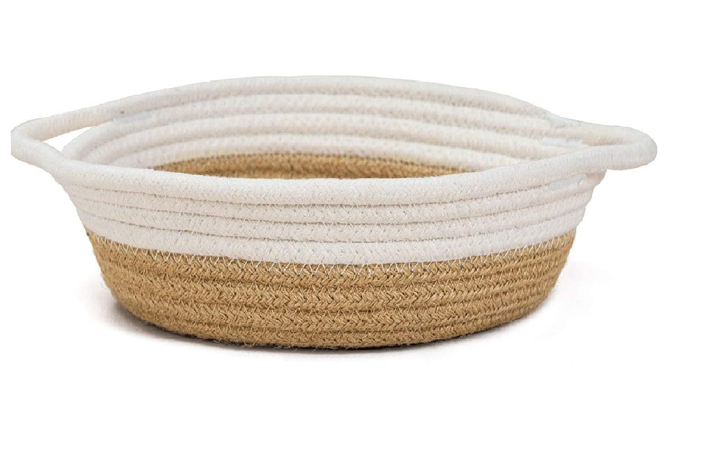 Jute & Cotton Woven Rope Basket