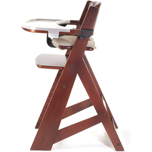 Keekaroo Height Right HIGH Chair (All-In-One) - Mahogany