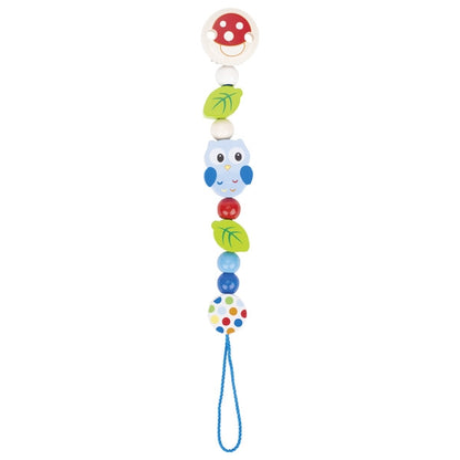 Heimess Wooden Pacifier Clips - Soother Chain Owl