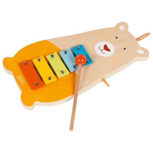 Goki Wooden Xylophone Music Bear