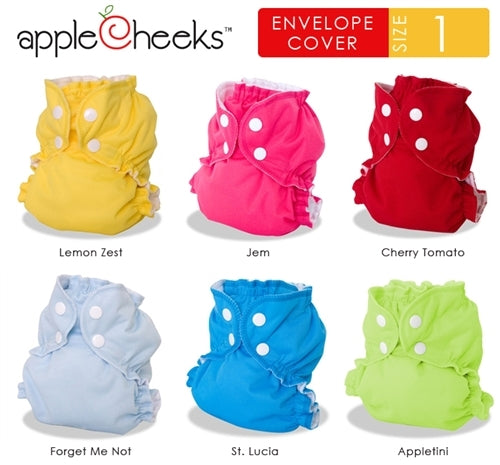 AppleCheeks Cloth Diaper - Envelope Cover in Size 1