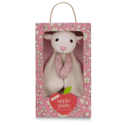 Apple Park Organic Patterned Blankie - Lamby