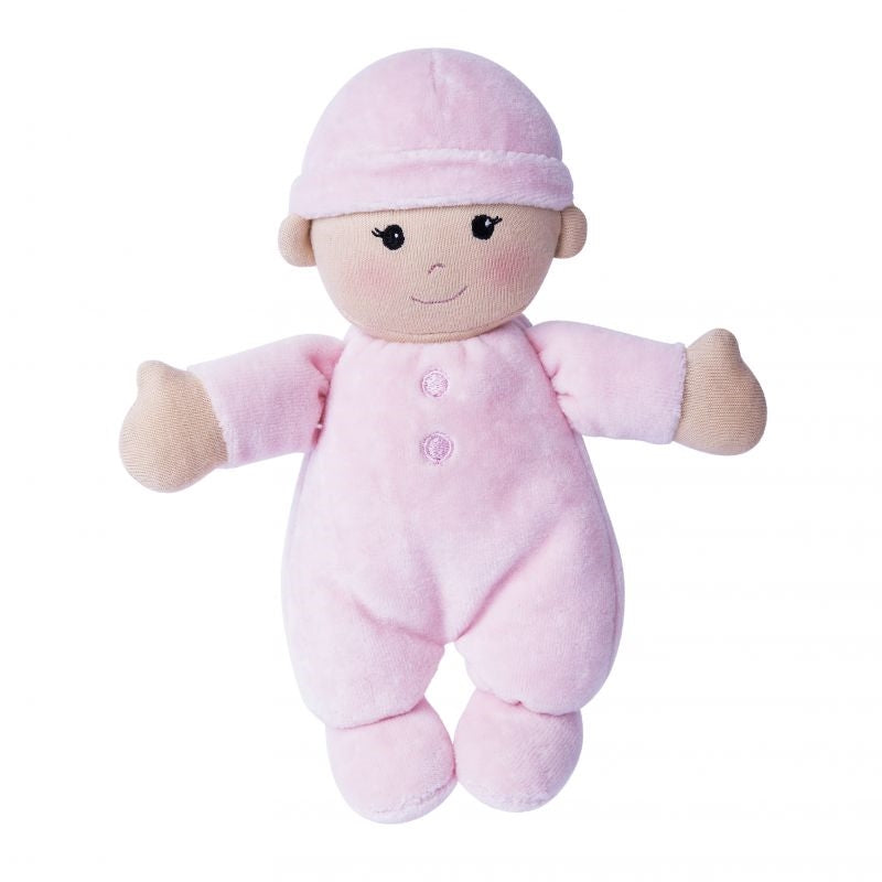 Apple Park Organic Baby First Doll - Pink