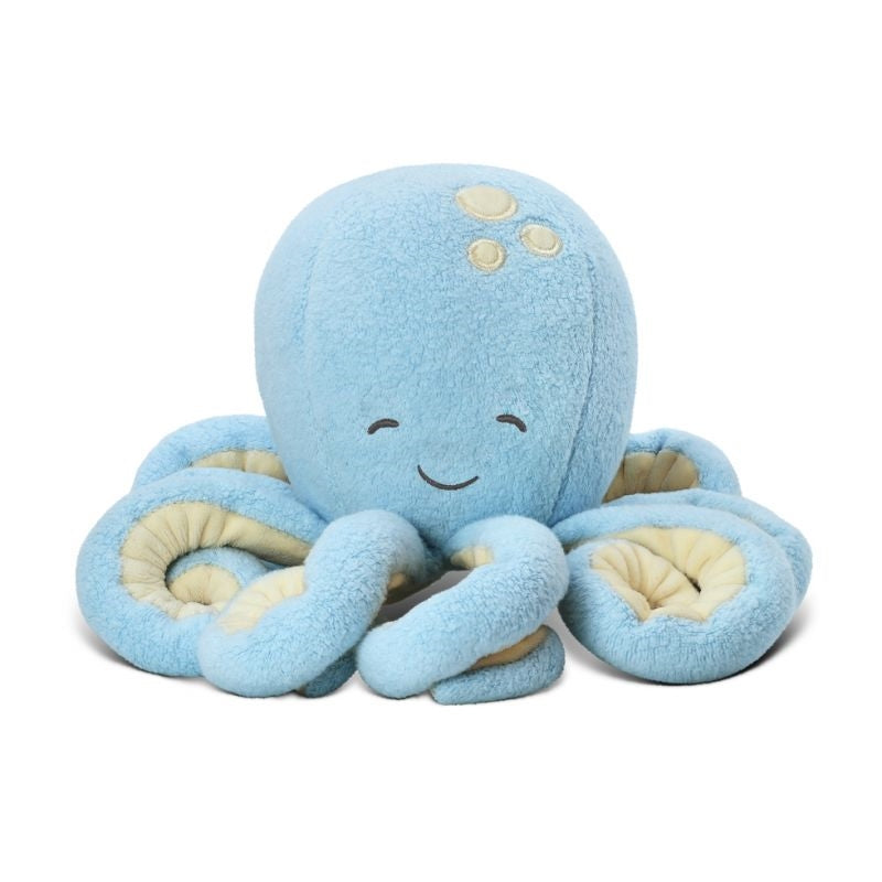 Apple Park Organic Cotton Plush Toy - Blue Octopus