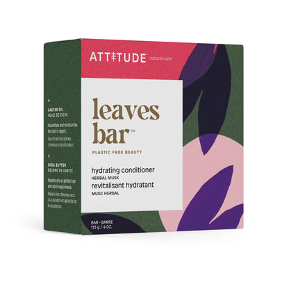 Attitude Plastic-free Leaves Bar - Hydrating Conditioner (Herbal Musk)