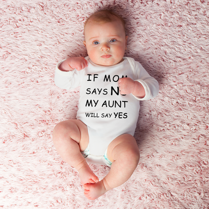 Endanzoo Organic Baby Bodysuit - Aunt Says YES