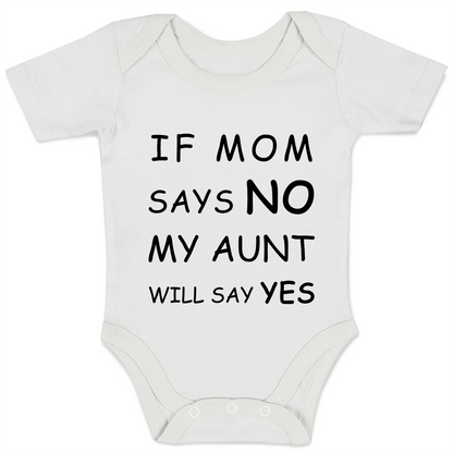Endanzoo Organic Baby Bodysuit - Aunt Says YES