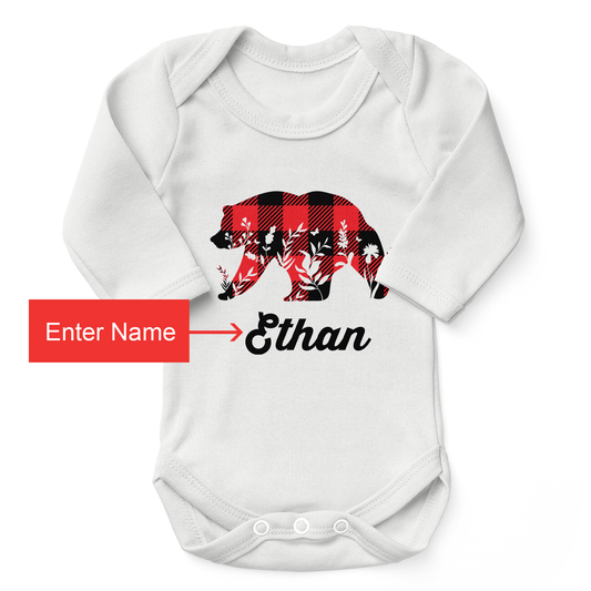 [Personalized] Endanzoo Matching Family Organic Outfits - Bear Family
