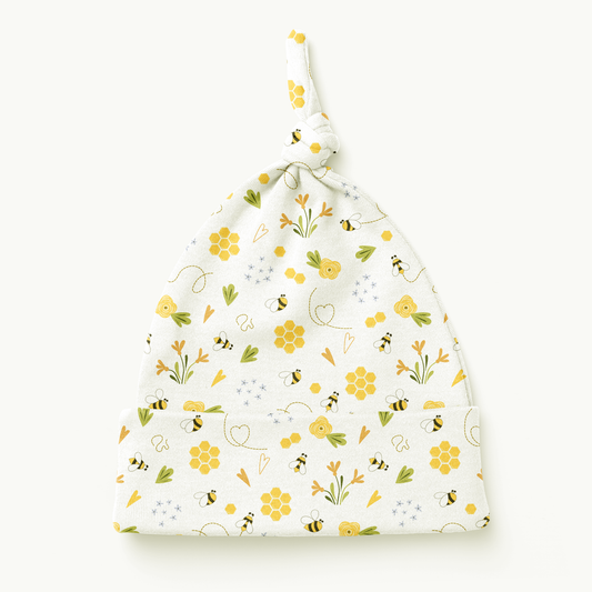 Endanzoo Organic Cotton Knotted Beanie - BumbleBee