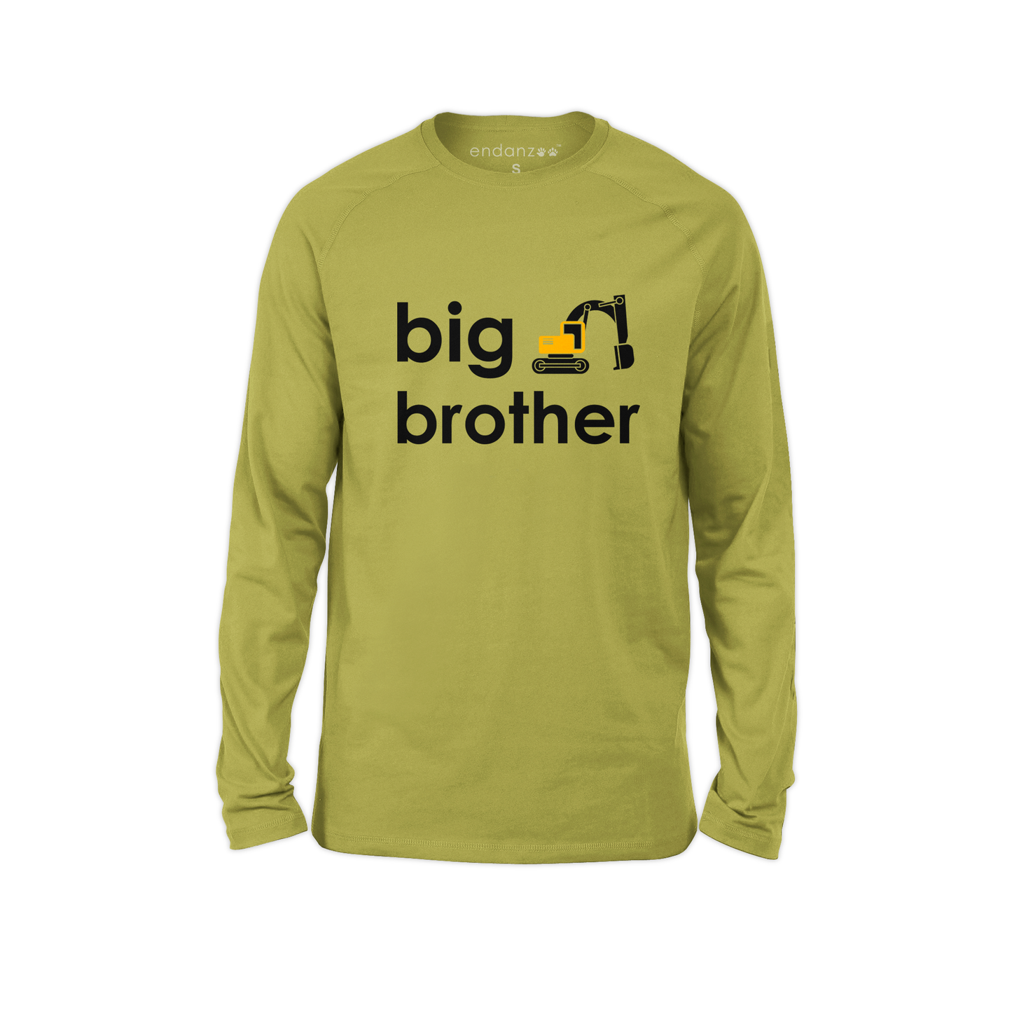 Big Brother Excavator Organic Kids Tee Shirt