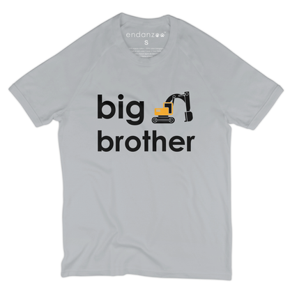 Big Brother Excavator Organic Kids Tee Shirt