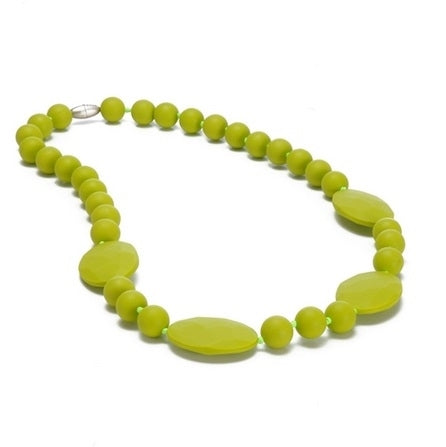 Chewbeads Silicone Perry Necklace - Chartreuse