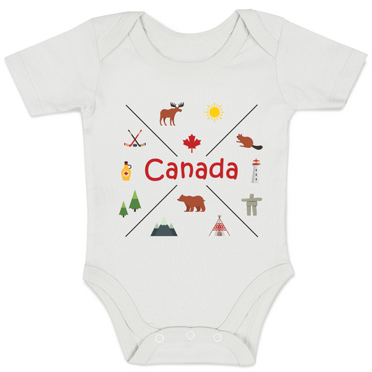 Beautiful Canada - Organic Baby Bodysuit
