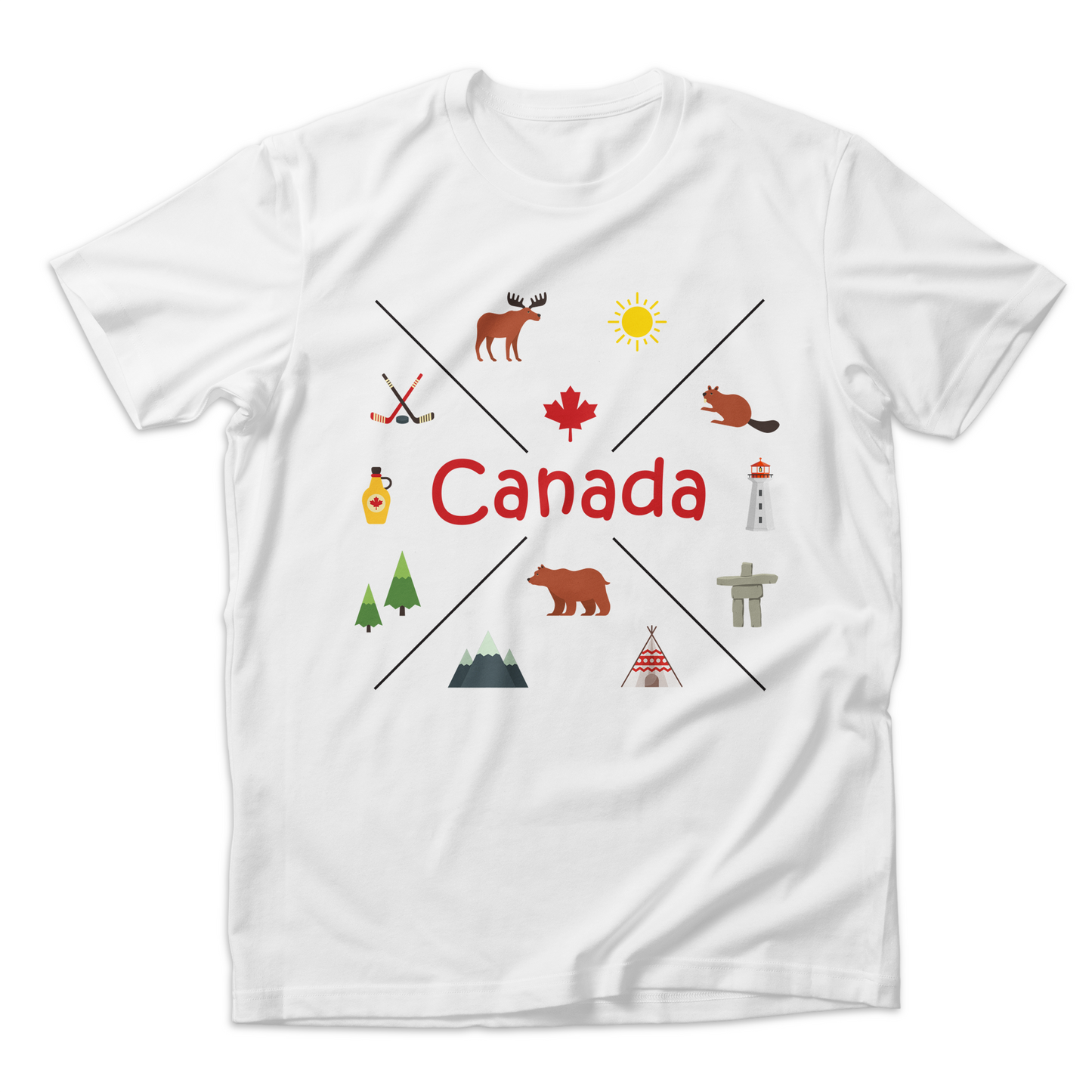 Beautiful Canada Organic Kids Tee Shirt