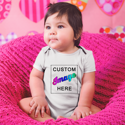 [Custom Image] Endanzoo Organic Baby Bodysuit Short Sleeves
