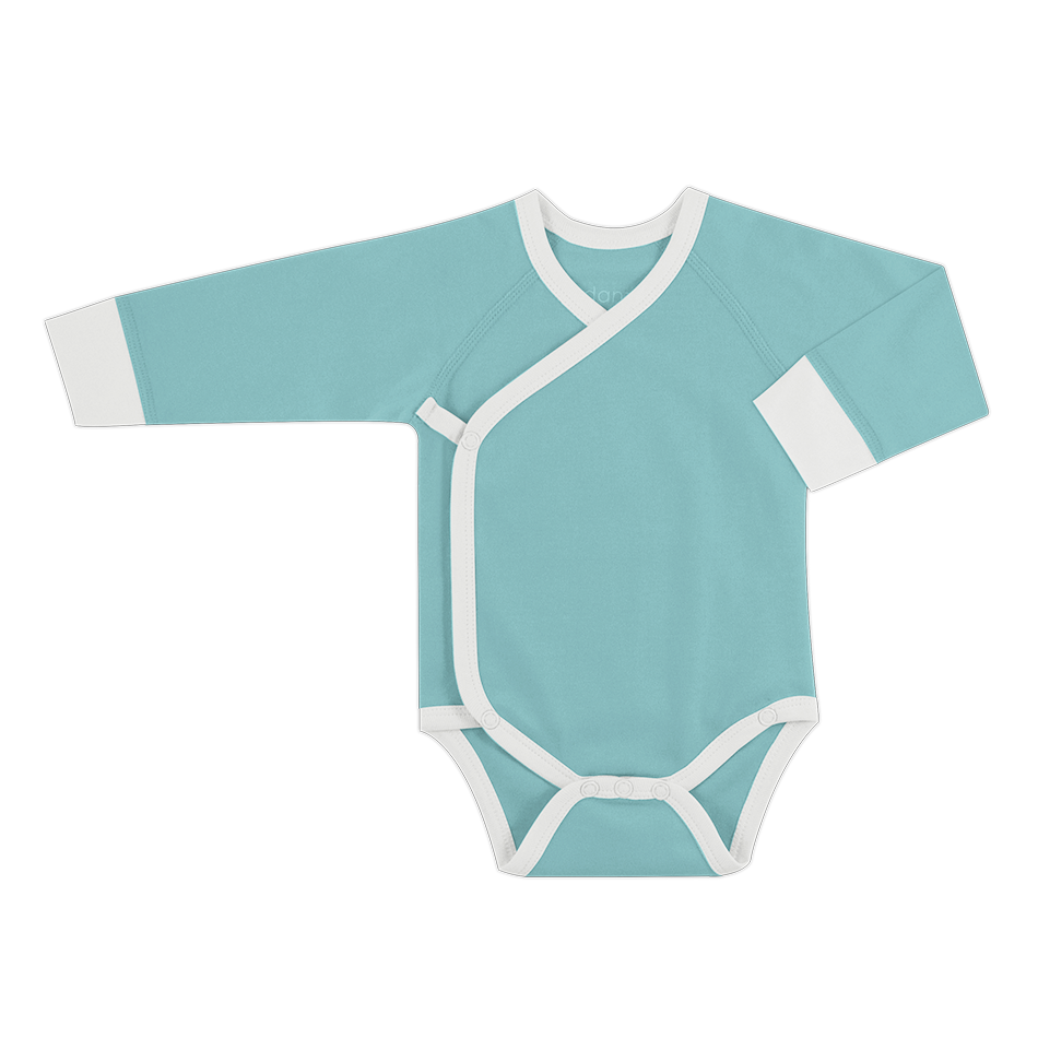 Kimono onesie with 2024 mittens