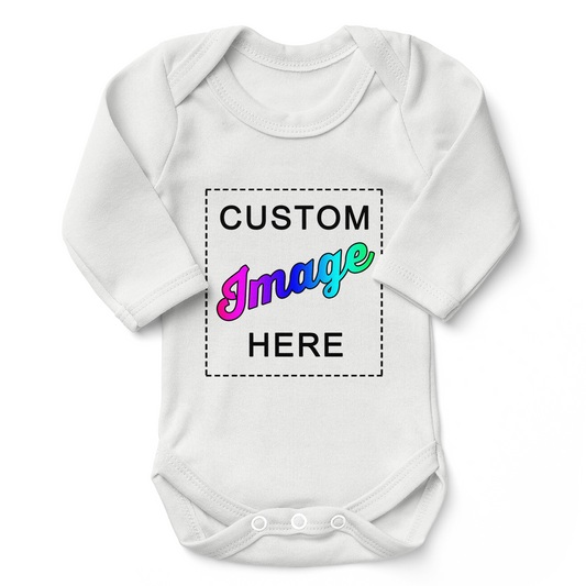 [Custom Image] Endanzoo Organic Baby Bodysuit Long Sleeves