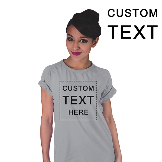 [Custom Text] Organic Women T-shirt For Mom - Short Sleeve