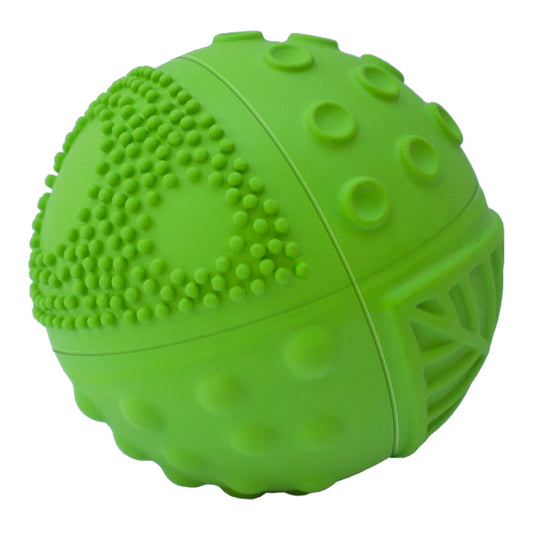 CaaOcho Baby Natural Rubber Sensory Ball - Green (8 cm/ 3")