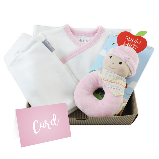 [Personalized] Endanzoo Organic Gift Box For Newborn Baby Girl