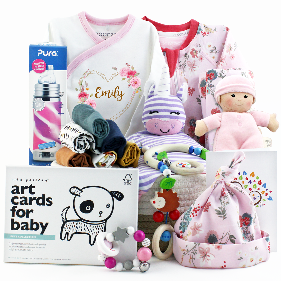 Zeronto™ Personalized, Luxury & Organic Baby Gift Baskets Canada & USA