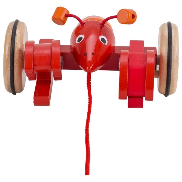 Goki Wooden Pull-Along Animal (Lobster)