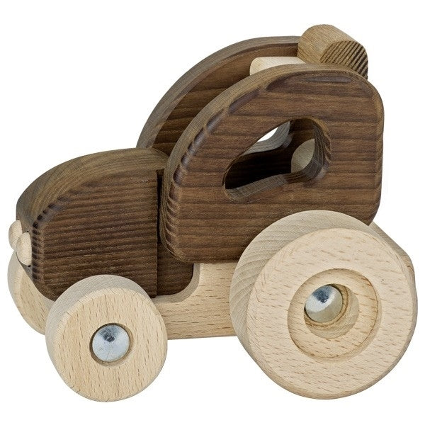 Goki Nature Wooden Tractor Vehicle Toy