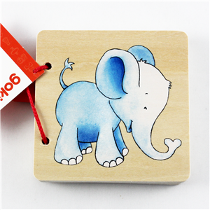 Goki Wooden Picture Book - Elephant