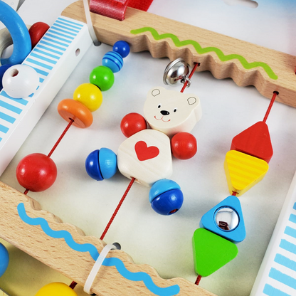 Heimess Wooden Activity Board - Bear with Heart