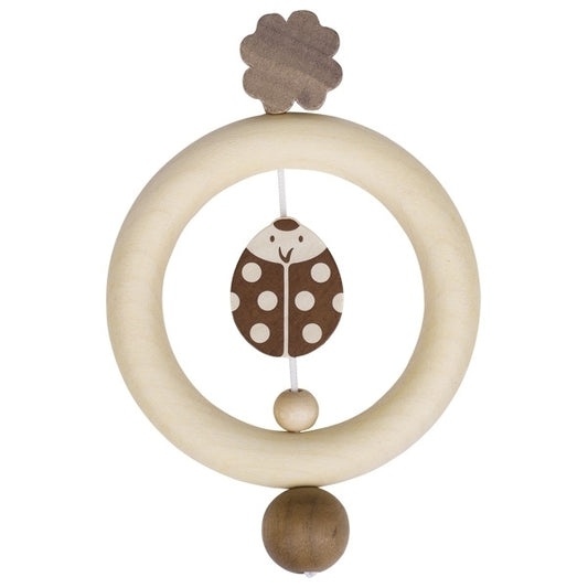 Heimess Wooden Touch Ring - Ladybird / Nature