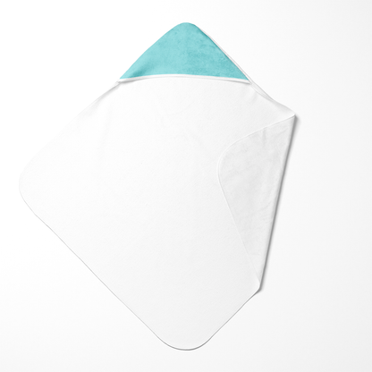 Endanzoo Organic Baby Hooded Towel - Aqua
