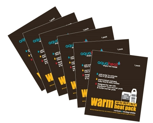 Innobaby Aquaheat Food Warmer Heat Pads - WARM (6-pack)