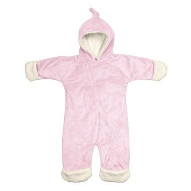 Iplay Soft & Snuggly Cuddlesuit Romper - Light Pink - S(6 months)