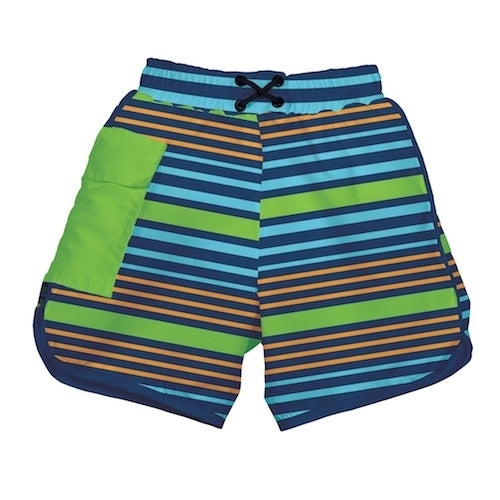 Iplay Ultimate Swim Diaper Pocket Trunks - Multi Stripe