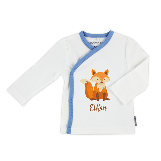 [Personalized] Endanzoo Organic Kimono Shirt Boy - Fox