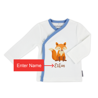 [Personalized] Endanzoo Organic Kimono Shirt Boy - Fox