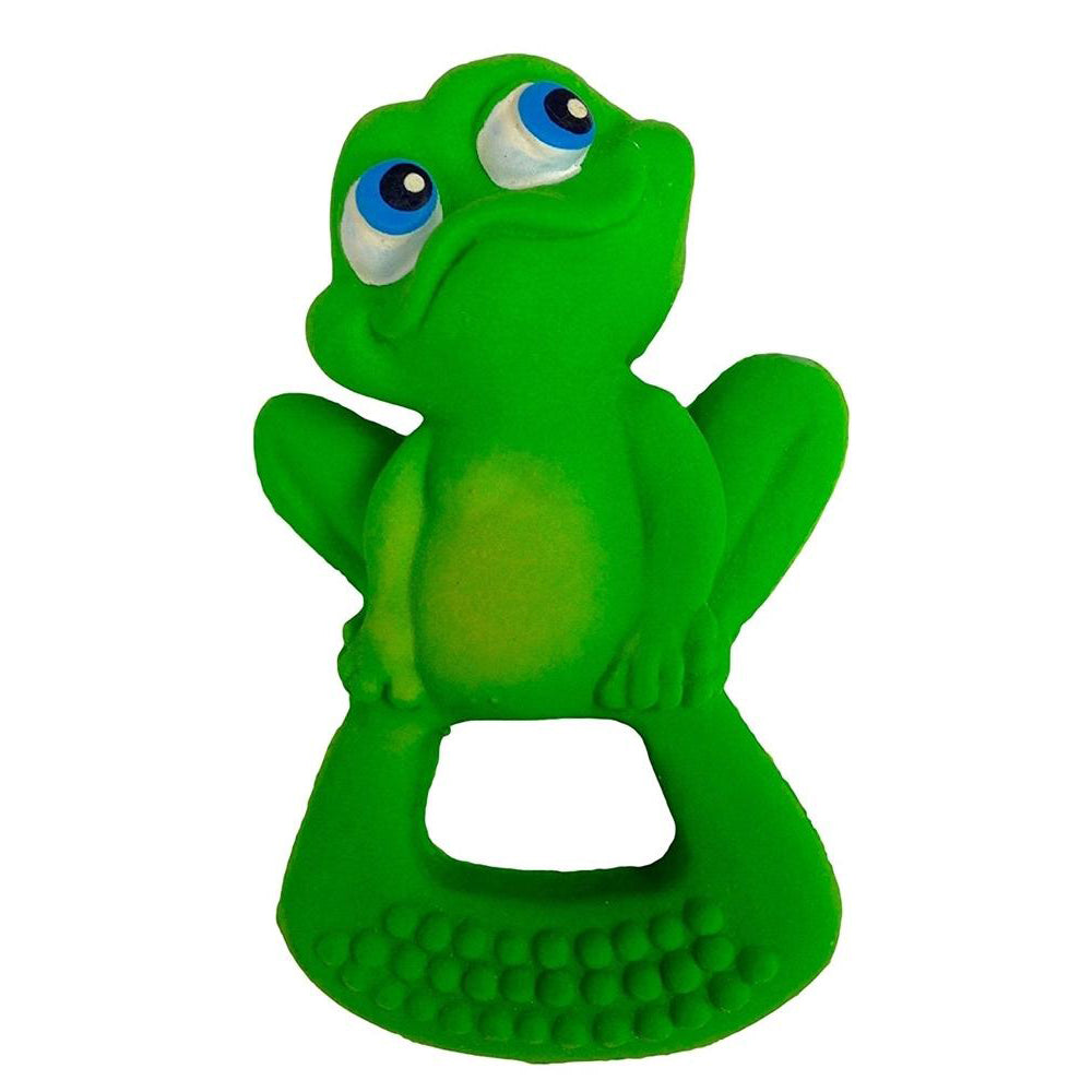 Lanco Natural Rubber Teether - Frog – Baby Joy Canada