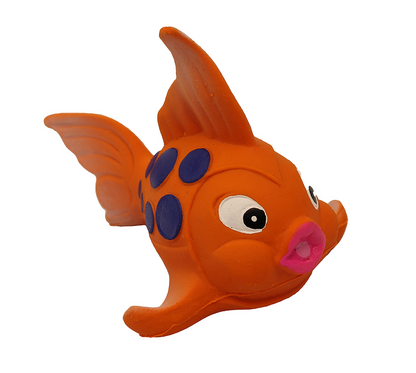 Lanco Natural Rubber Bath Toy - Yellow Fish Sol & Goldfish Ora