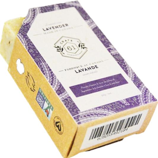 Crate 61 Organic Lavender Vegan Bar Soap