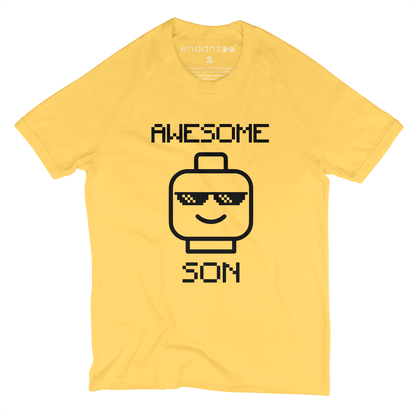 Endanzoo Matching Dad-and-Son Organic Tee Shirts - Awesome Family