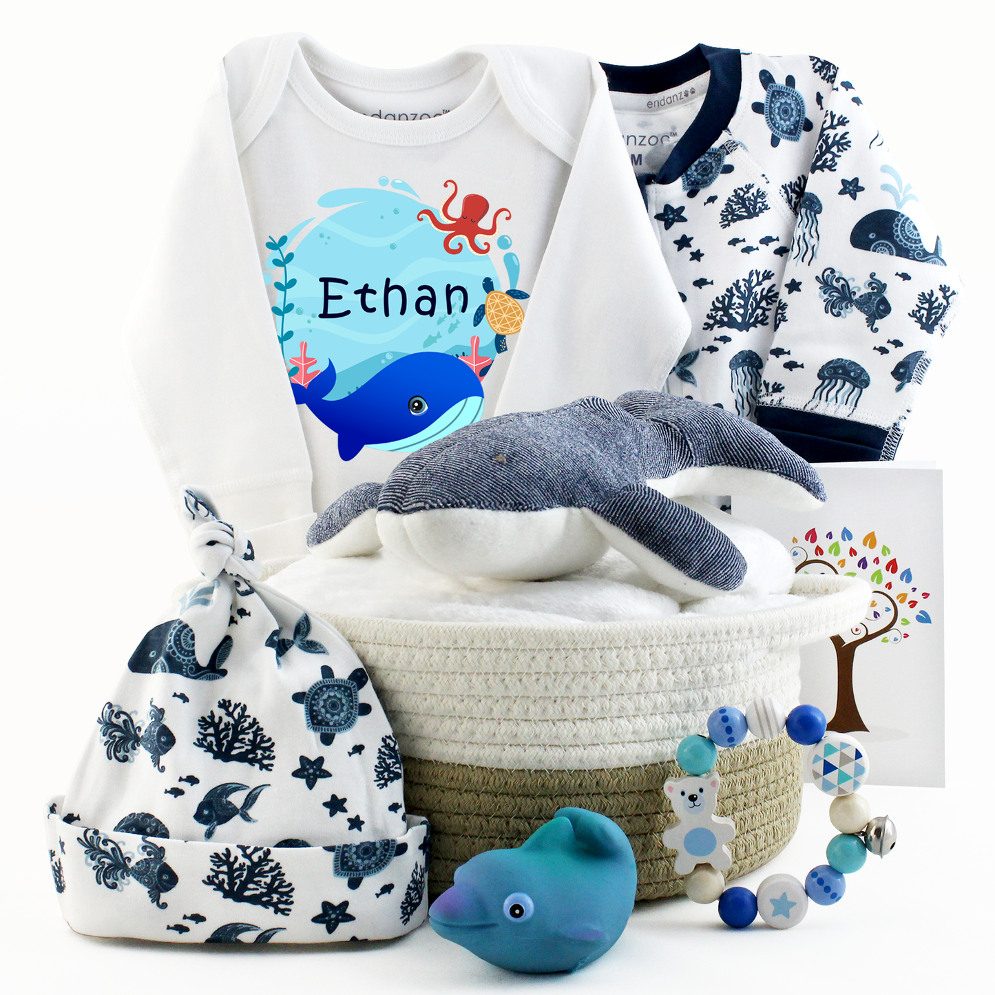 Zeronto Baby Boy Gift Basket - Deep Sea Exploration